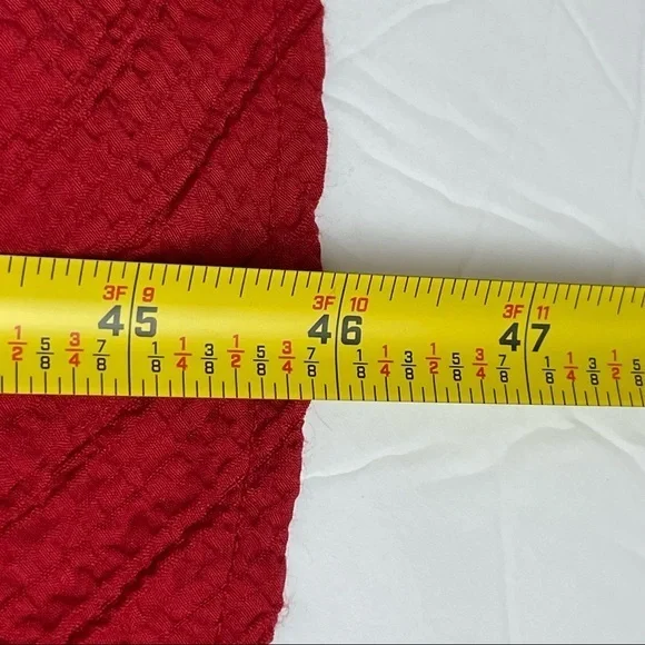 Talbots Red Textured Party Event Midi Dress - Picture 10 of 11